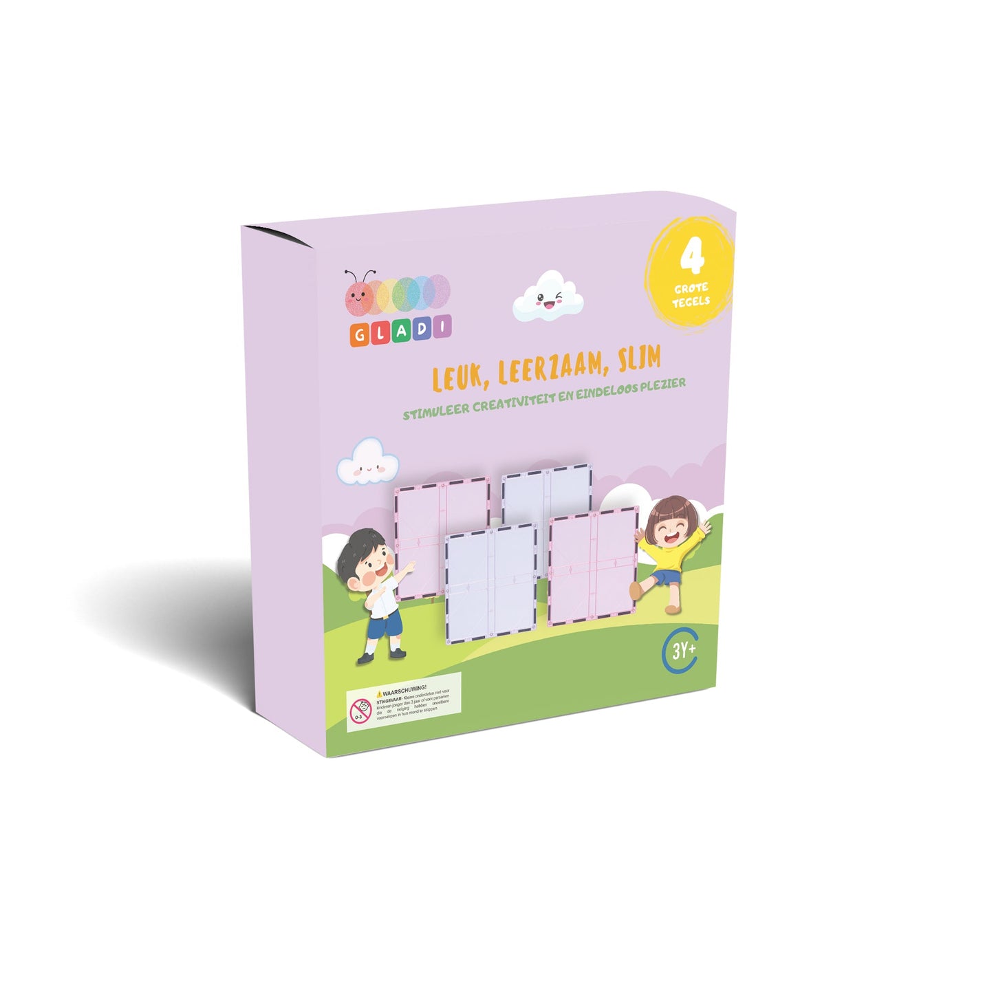 Gladi Tiles | Expansion Set 4 Large Tiles 2x2