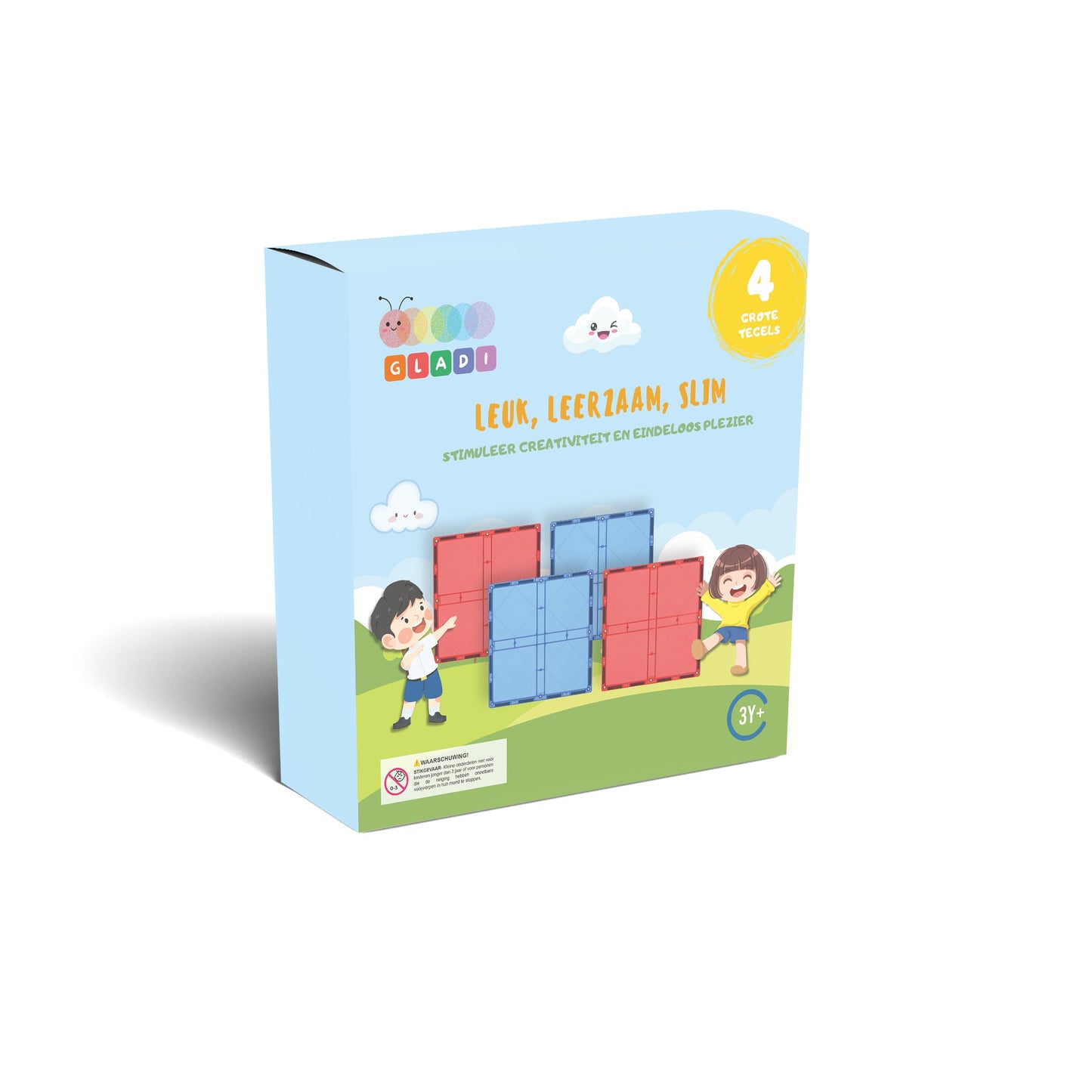 Gladi Tiles | Expansion Set 4 Large Tiles 2x2