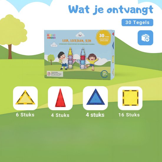 Gladi Tiles | Educational Magnetic Toys