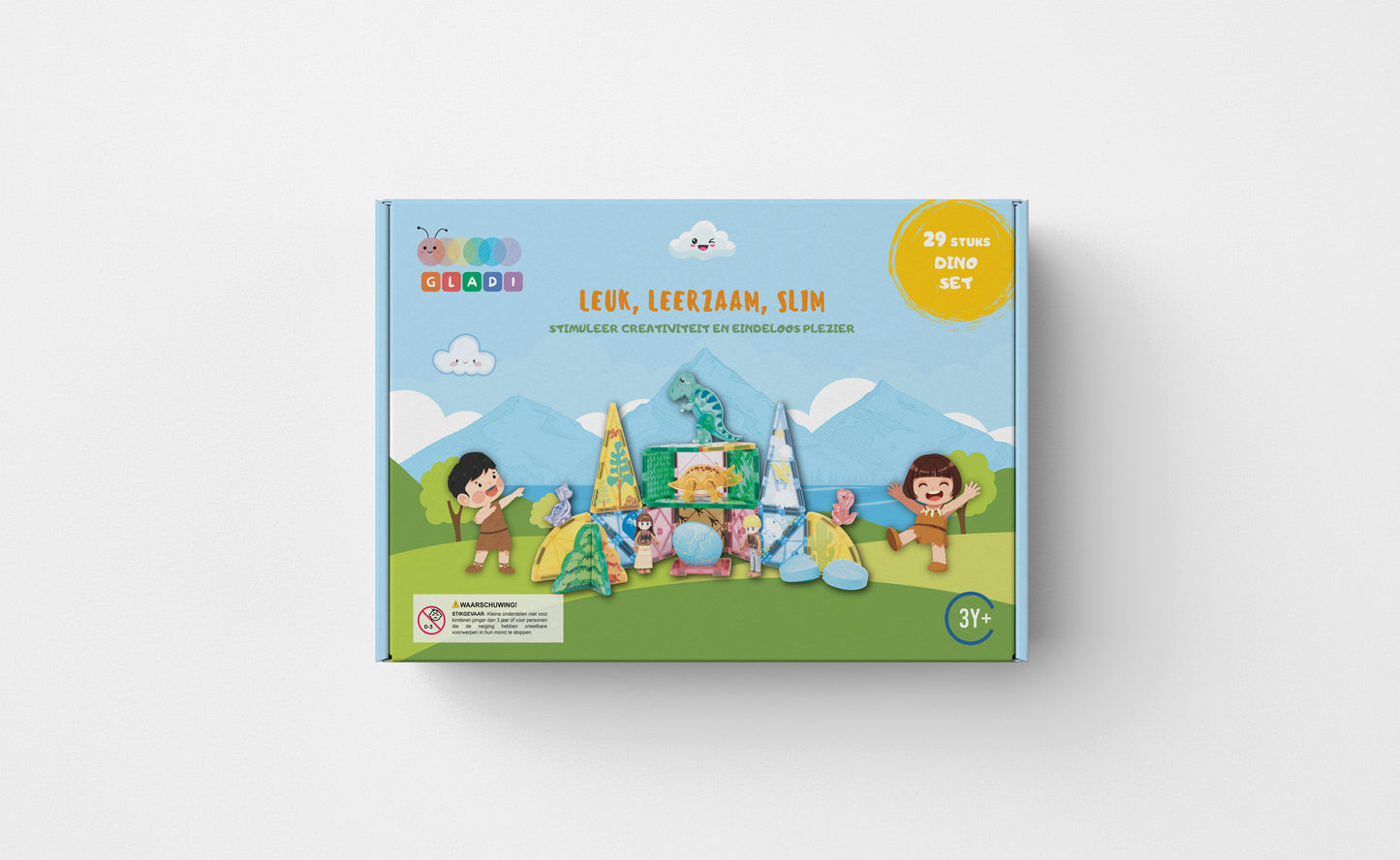 Gladi Tiles | 29-Delige Dino Set