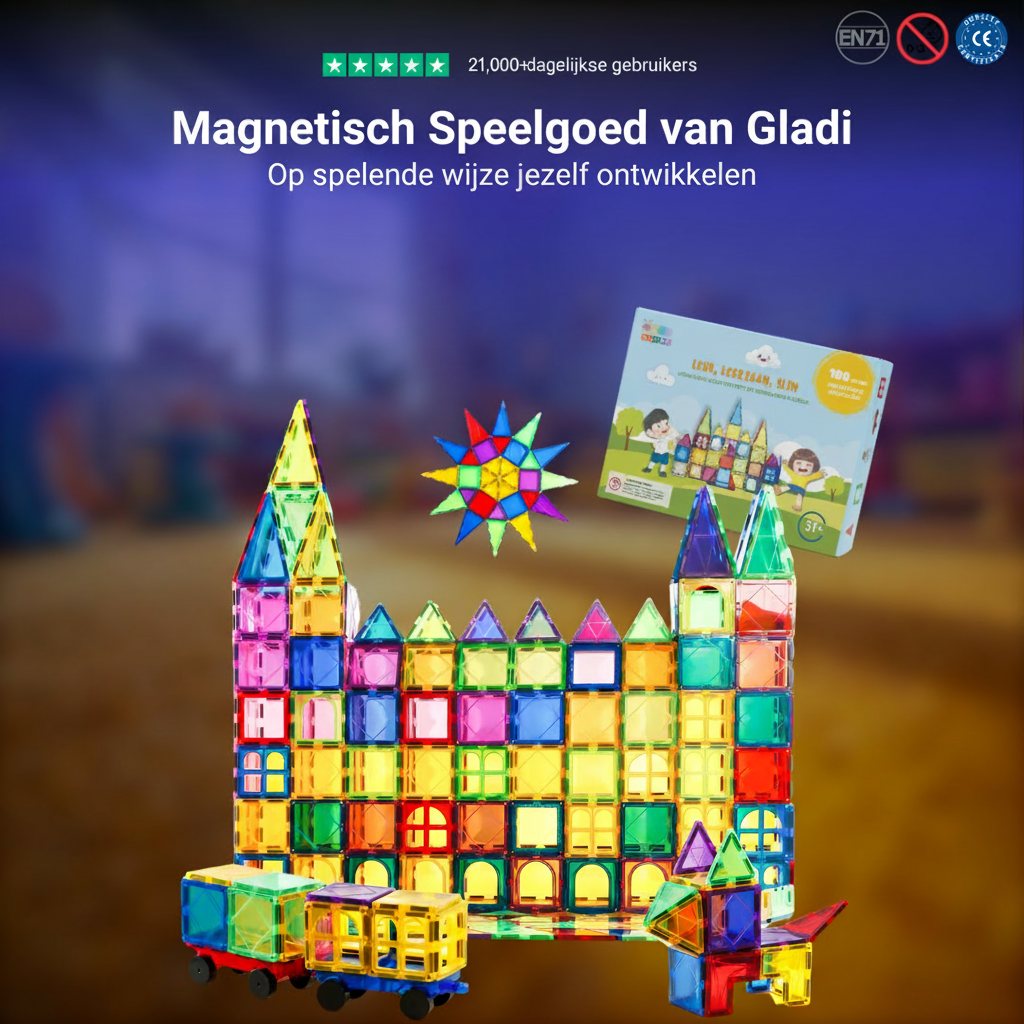 Gladi Tiles | Educational Magnetic Toys 