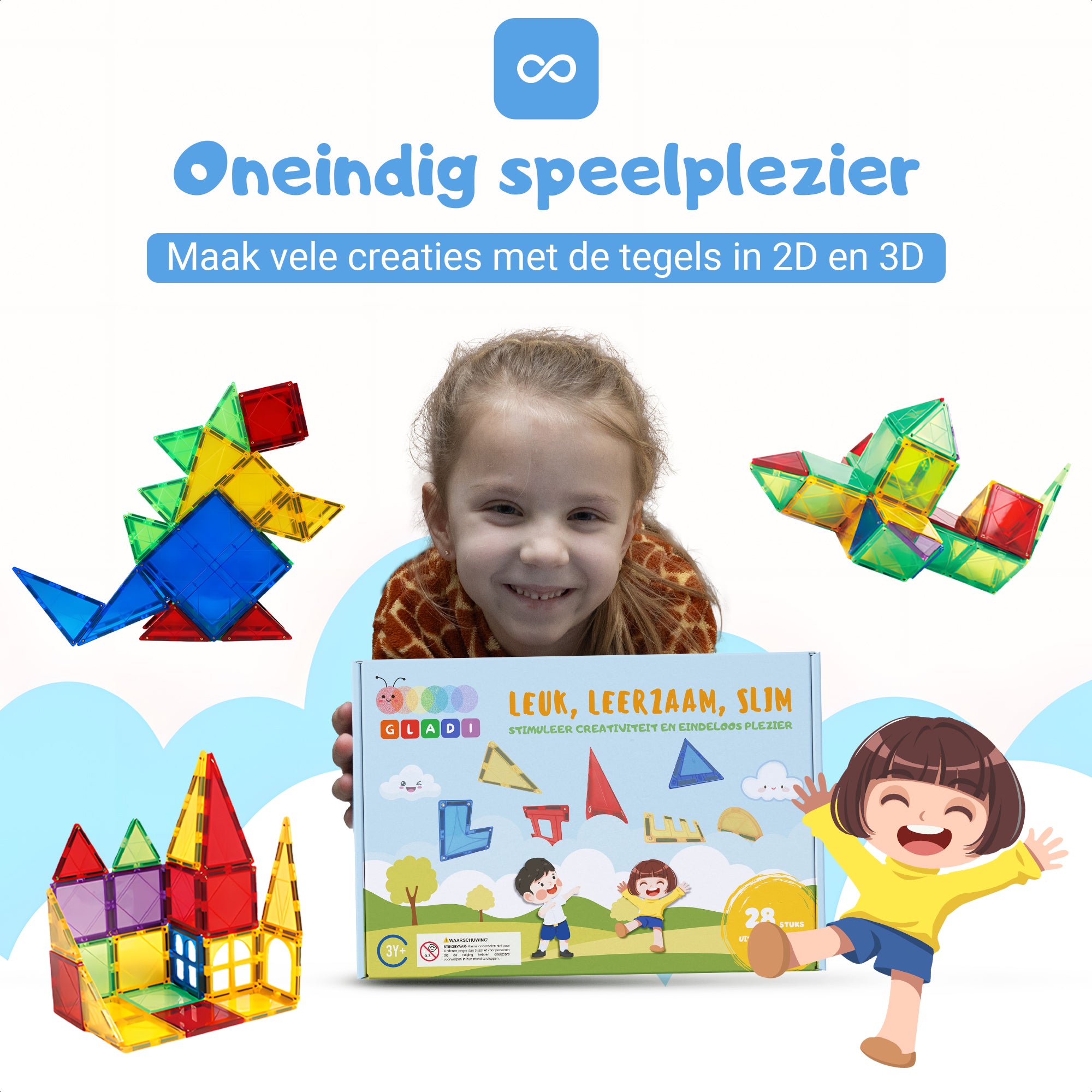 Gladi Tiles | Expansion Set 28-Piece Special Tiles