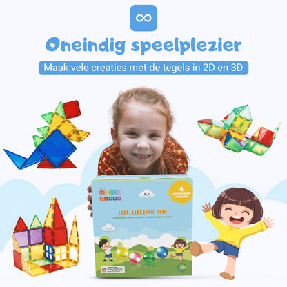 Gladi Tiles | Uitbreidingsset 4-delige LED Knikkers
