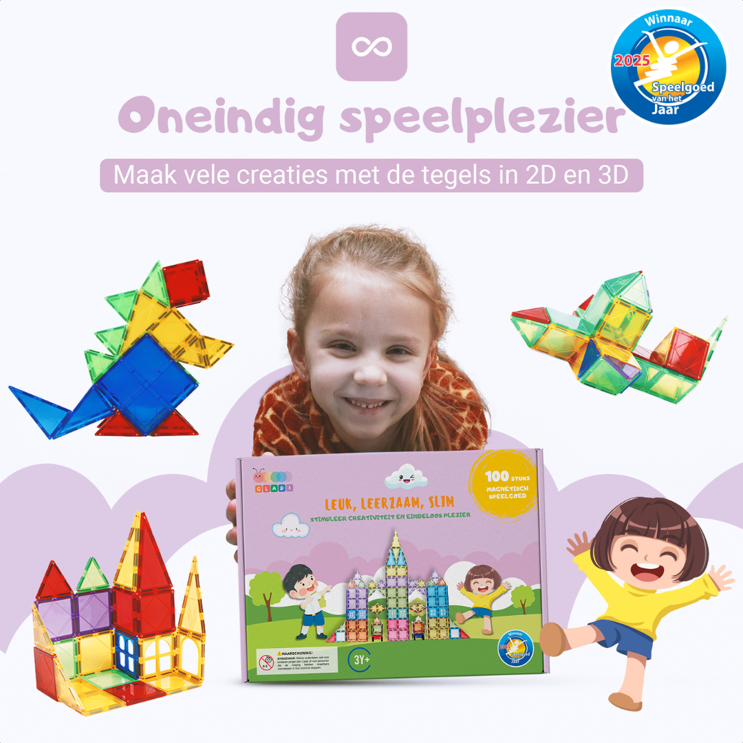 🏆Gladi Tiles Pastel - Toy of the Year 2025