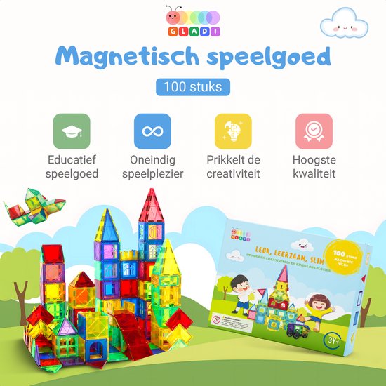 Gladi Tiles | Educational Magnetic Toys 