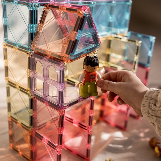 Gladi Tiles Pastel: Educatief Magnetisch Speelgoed