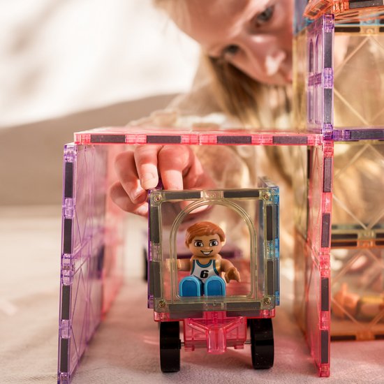 Gladi Tiles Pastel: Educatief Magnetisch Speelgoed