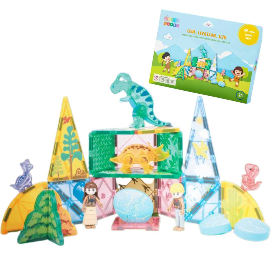 Gladi Tiles | 29-Delige Dino Set