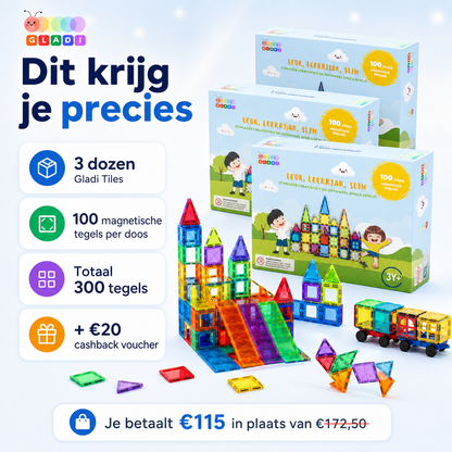 Gladi Tiles DEAL | 2+1 Gratis 100-delige set