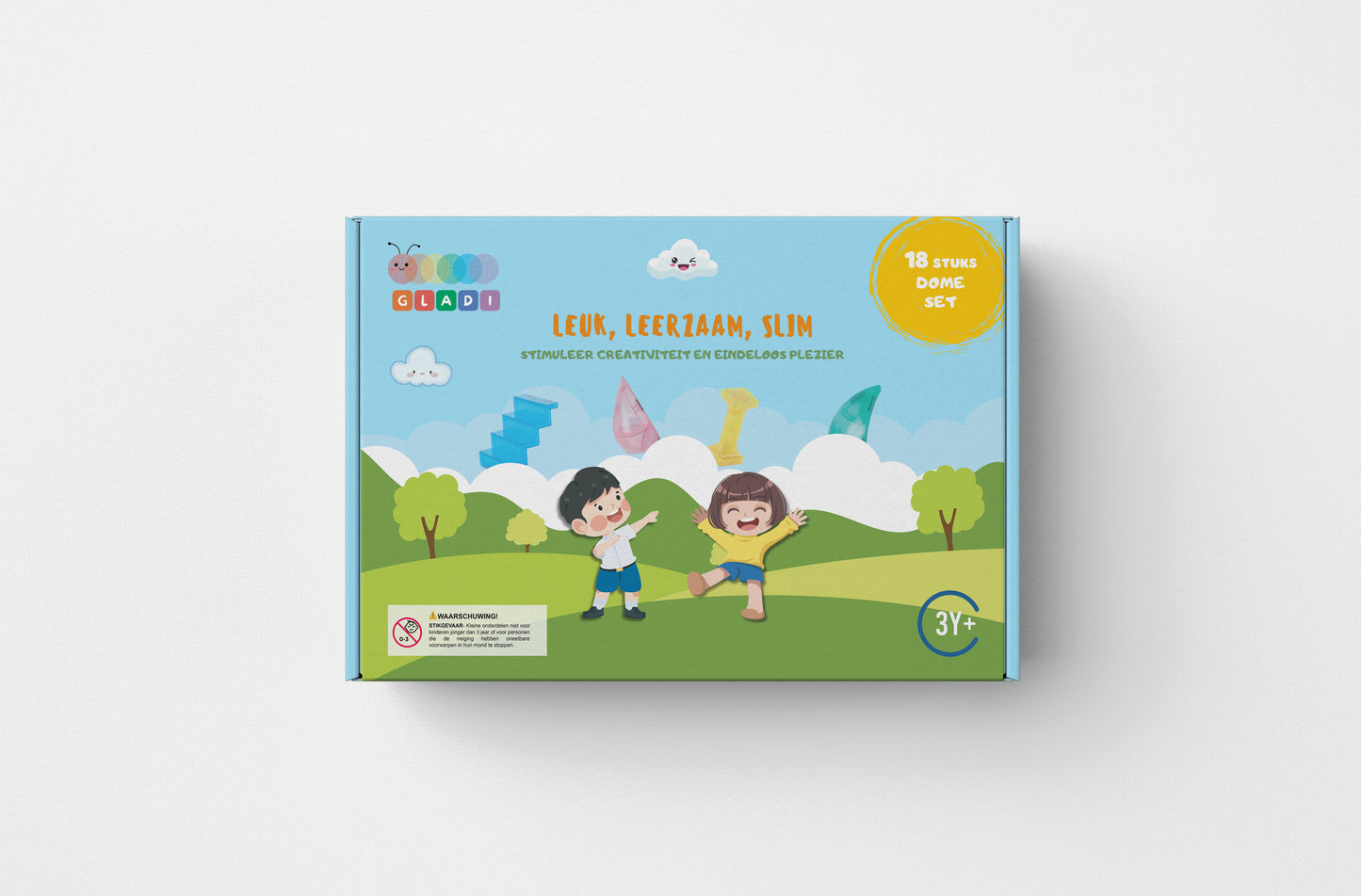 Gladi Tiles | 18-delige Dome Set