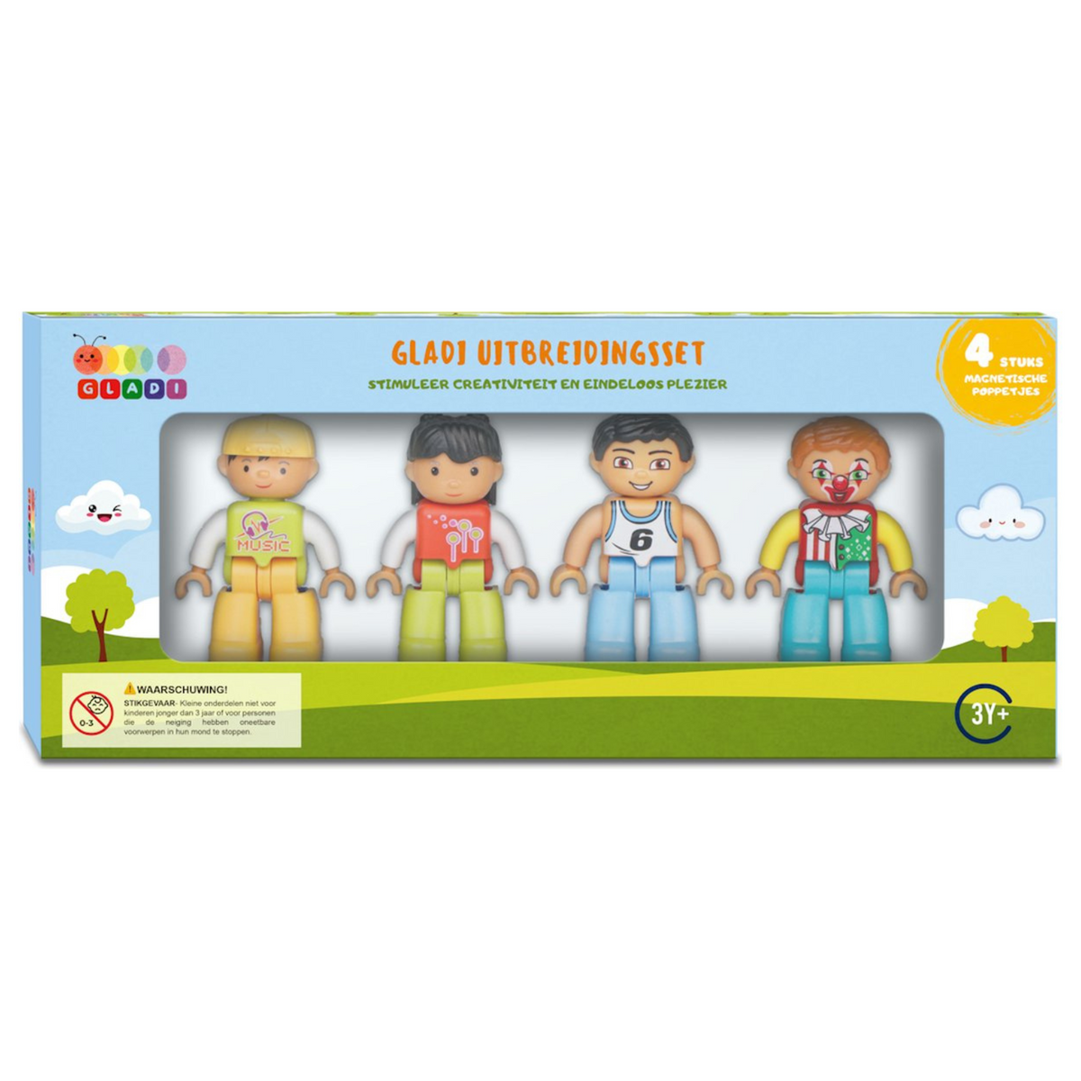 Gladi Tiles | Expansion Set 4 Magnetic Figures