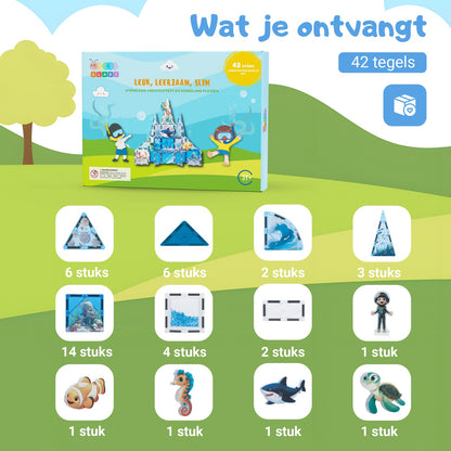 Gladi Tiles | 42-delige Onderwaterwereld